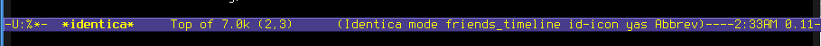 identica-mode-modeline